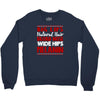 big lips natural hair Crewneck Sweatshirt