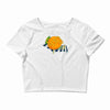 orange juice Crop Top