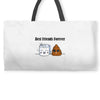 best friends forever Weekender Totes