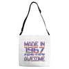 made in 1967 50 years of being awesome Adjustable Strap Totes