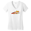 top bun Women's V-Neck T-Shirt
