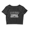 commassavenavy Crop Top