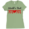 world  best mum Ladies Fitted T-Shirt