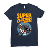 super chicken dinner Ladies Fitted T-Shirt
