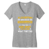 algorithm word used by programmers Women's V-Neck T-Shirt