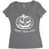 happy halloween 3 Women's Triblend Scoop T-shirt