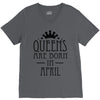 queens are born in april (2) V-Neck Tee