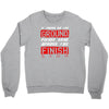 please drag across the finish line Crewneck Sweatshirt