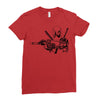deadpool 4 Ladies Fitted T-Shirt