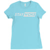 stay woke now Ladies Fitted T-Shirt