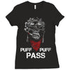 Puff Puff Pass Ladies Fitted T-Shirt