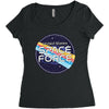 United States Space Force wint Planet Women's Triblend Scoop T-shirt