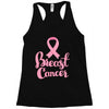 breast cancer pink ribbon Racerback Tank