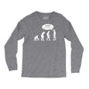 banksy funny human evolution indie Long Sleeve Shirts
