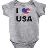 i love usa Baby Onesie