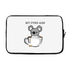 my puns are Laptop sleeve