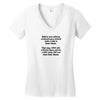criticize Women's V-Neck T-Shirt