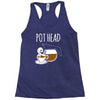 pot head Racerback Tank