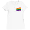 Rainbow Flag Ladies Fitted T-Shirt