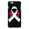 lung cancer white ribbon iPhone 6 Plus/6s Plus Case