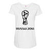 russia 2018 Maternity Scoop Neck T-shirt