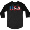 usa 3/4 Sleeve Shirt