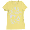 life is better by the camp fire Ladies Fitted T-Shirt