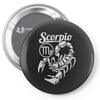 scorpio zodiac Pin-back button