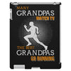 the best grandpas go running iPad 3 and 4 Case