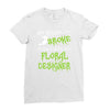 my broom broke Ladies Fitted T-Shirt