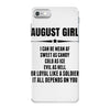 Super August Girl iPhone 7 Case