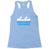 paddle faster i hear banjos Racerback Tank