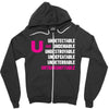 U=U Undetectable = Untransmittable Zipper Hoodie