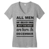all men are created equal december Women's V-Neck T-Shirt