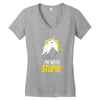 im with stupid Women's V-Neck T-Shirt