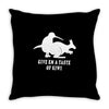 funny rude taste of kiwi Throw Pillow