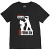 wer nicht h&ouml;ren will muss f&uuml;hlen V-Neck Tee