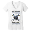 motocross extreme Women's V-Neck T-Shirt