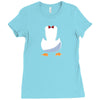 penguin suit Ladies Fitted T-Shirt