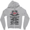 I'm A Veteran Grandpa T Shirt Zipper Hoodie