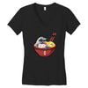 great wave ramen Women's V-Neck T-Shirt