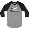 unicorn beach 3/4 Sleeve Shirt