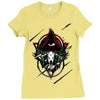 illuminati damage Ladies Fitted T-Shirt