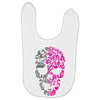 two coloured skull Baby Bibs