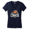 respect the commish fantasy football Women's V-Neck T-Shirt
