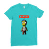 nobody likes him Ladies Fitted T-Shirt