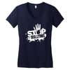 stop bullying Women's V-Neck T-Shirt