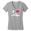 i love sushi Women's V-Neck T-Shirt