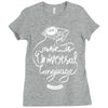 music is the universal language of mankind Ladies Fitted T-Shirt