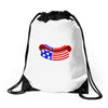 us hot dog Drawstring Bags